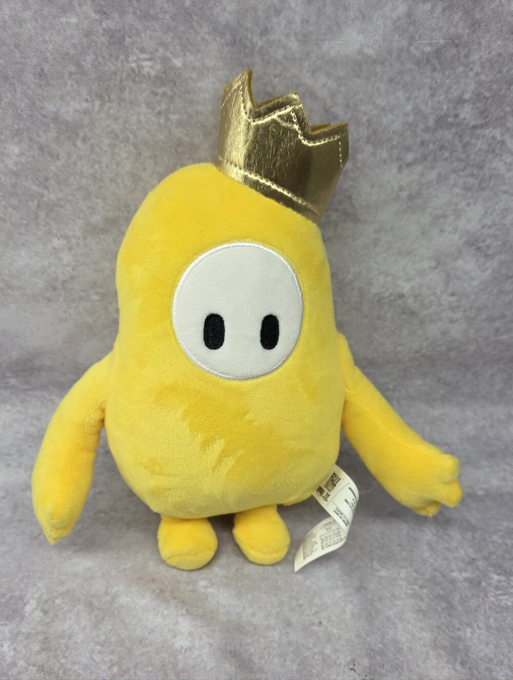 Fall Guys Ultimate Knockout Plush 2021 Yellow Crown 8” Video Game Stuffed Animal